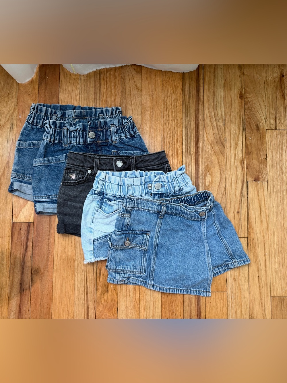 GAP & Zara Girls Denim Shorts LOT